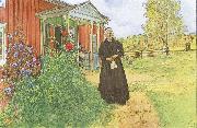 Carl Larsson, Father and Mother